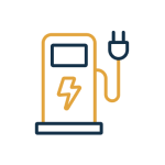 Charging station installation icon