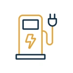 Icône d'installation de bornes de recharge